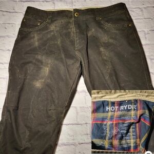 Kuhl Hot Ryder 40x30 Flannel Lined Pants In Brown Mens Vintage Patina Dye